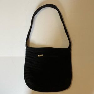 The Sak Black Crochet Hobo Purse